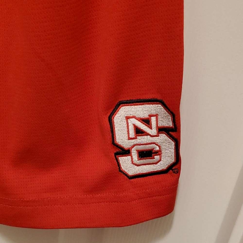 NC State 🌻 Athletic Shorts Red with Black and White Accents XL